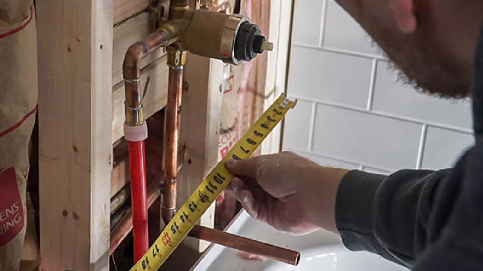 Bathroom plumbing rough-in dimensions for new construction