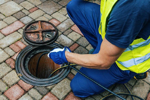 Professional drain cleaning service