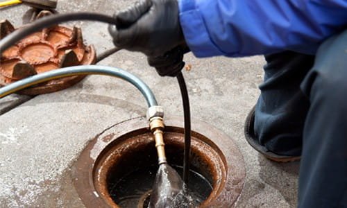 Hydro-jetting drain and sewer line cleaning